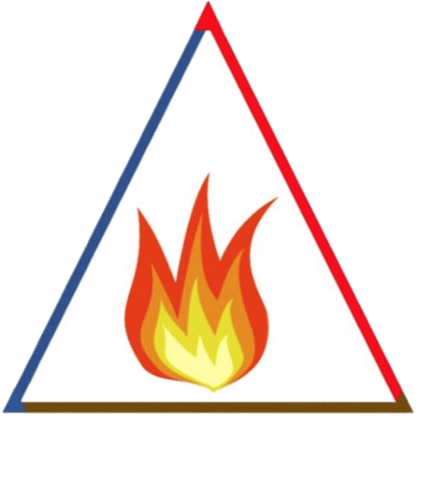 fire triangle logo